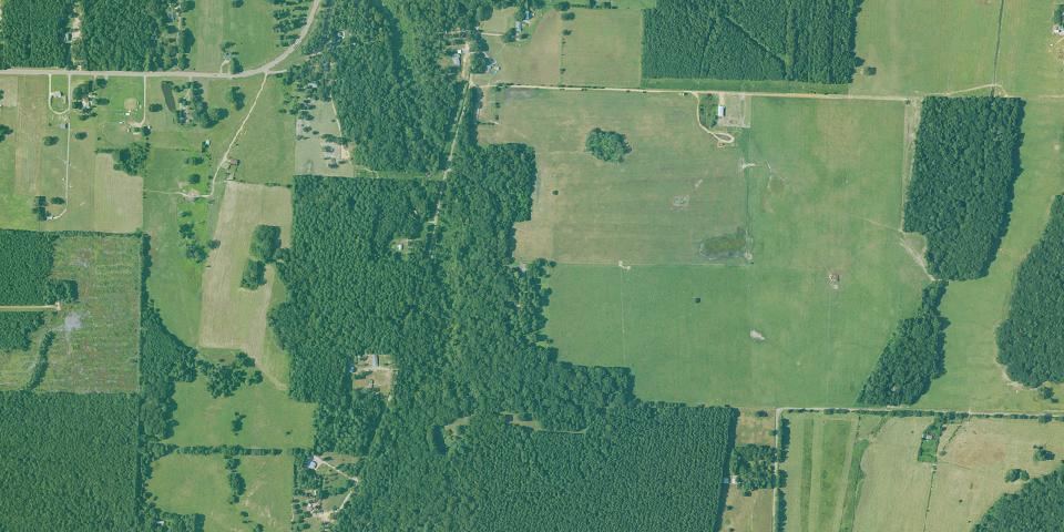 Real aerial photograph at Conway Cemetery State Park