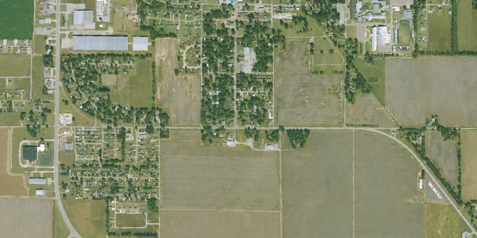 Real aerial photograph at Herman Davis State Park