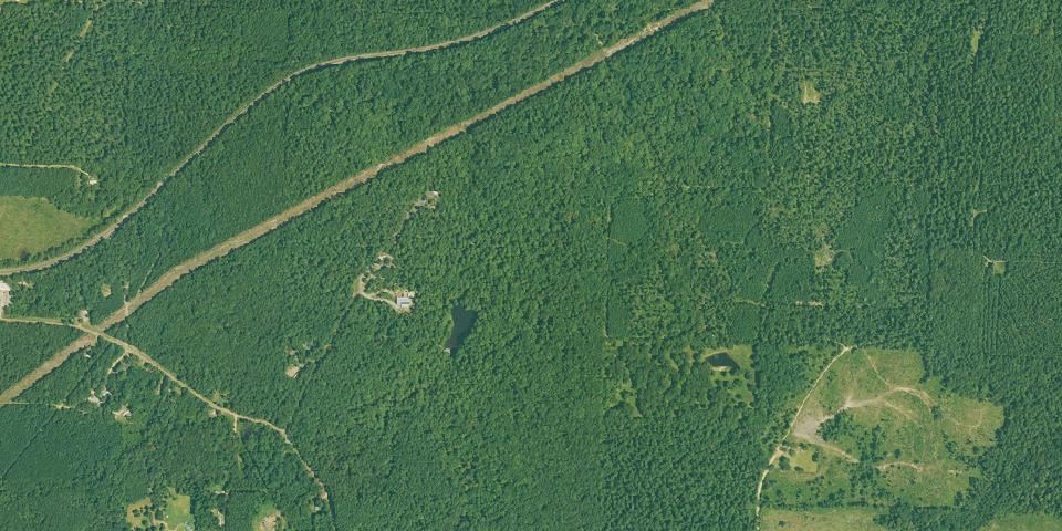 Real aerial photograph at Logoly State Park