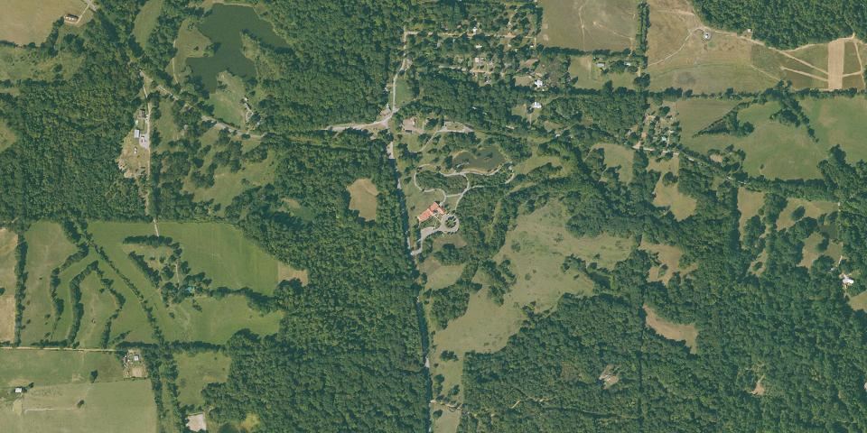 Real aerial photograph at Mississippi River State Park