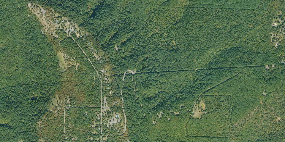 Real aerial photograph at Mount Nebo State Park