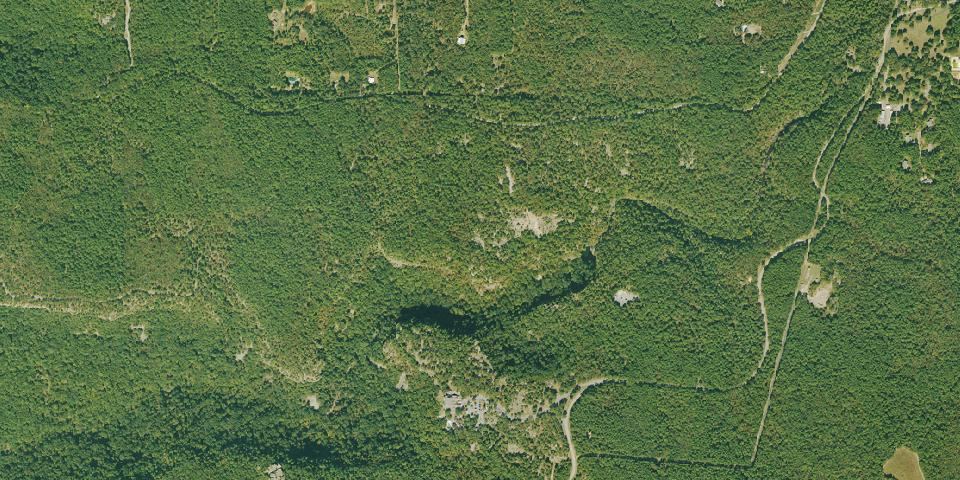 Real aerial photograph at Petit Jean State Park