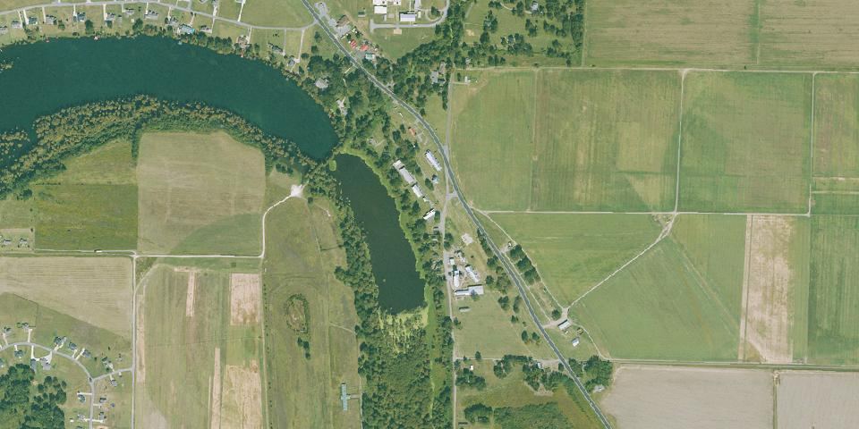 Real aerial photograph at Plantation Agriculture Museum