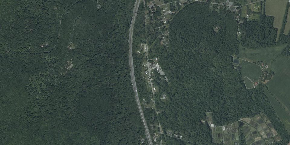 Real aerial photograph at Cunningham Falls State Park