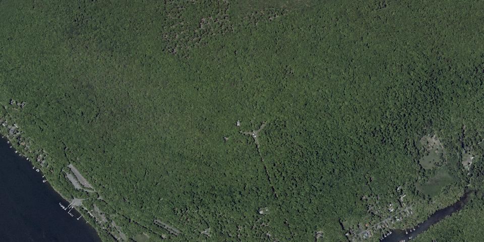 Real aerial photograph at Deep Creek Lake State Park