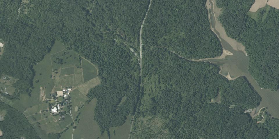 Real aerial photograph at Freedman's State Park