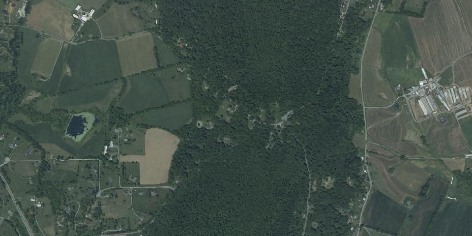 Real aerial photograph at Gathland State Park