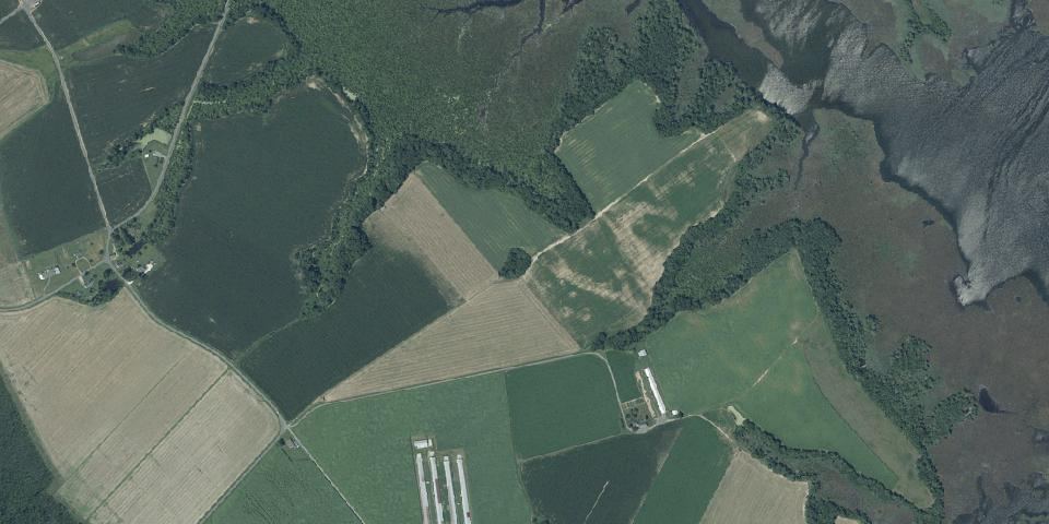 Real aerial photograph at Harriet Tubman Underground Railroad State Park