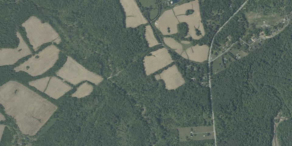 Real aerial photograph at Patuxent River State Park