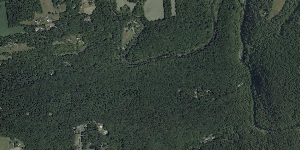 Real aerial photograph at Rocks State Park