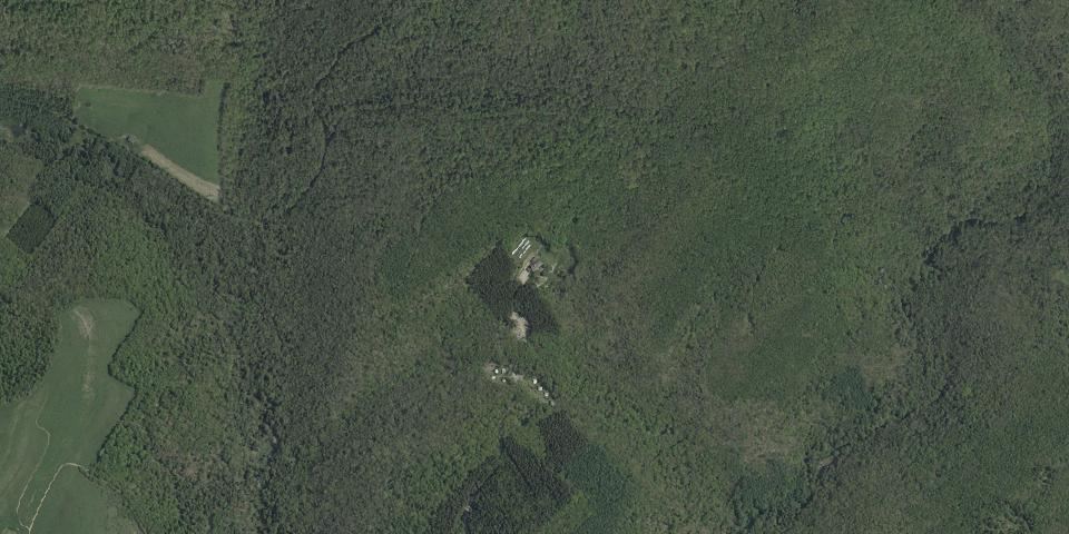 Real aerial photograph at Savage Highlands State Park
