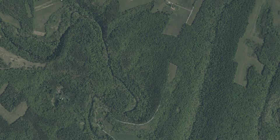 Real aerial photograph at Sideling Hill Creek State Park
