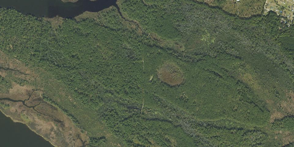 Real aerial photograph at Goose Creek State Park