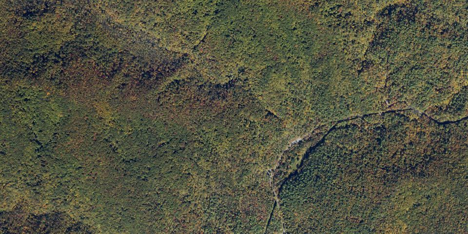 Real aerial photograph at Stone Mountain State Park