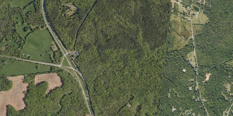 Real aerial photograph at Andrew Jackson State Park