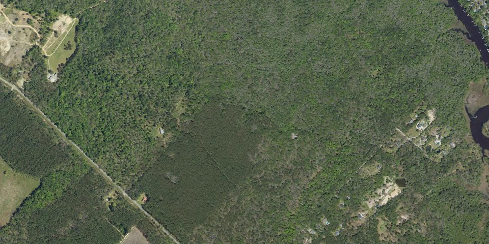 Real aerial photograph at Colonial Dorchester State Historic Site