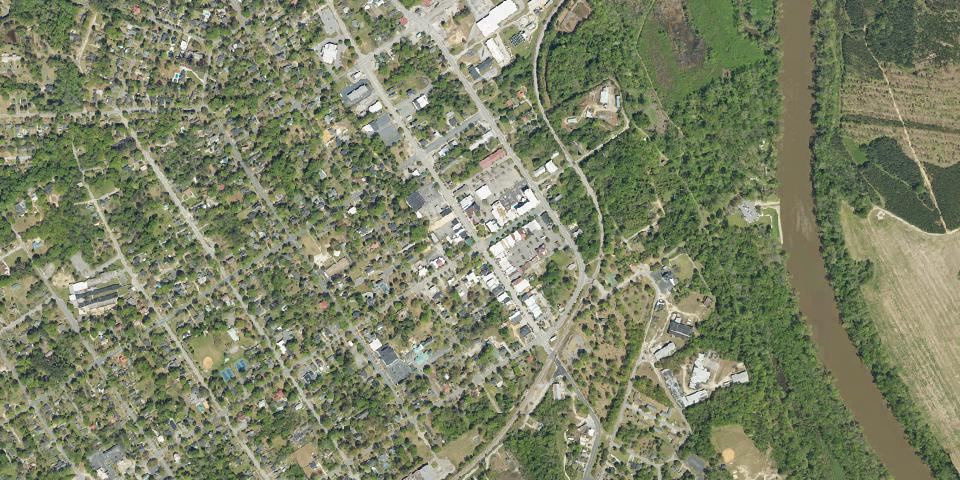 Real aerial photograph at H. Cooper Black Jr. Memorial Field Trial and Recreation Area
