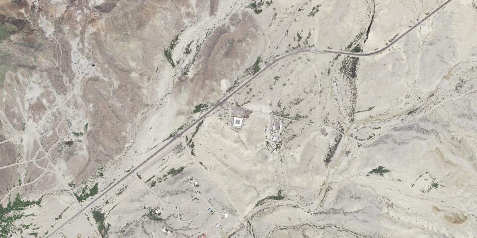 Real aerial photograph at Barton Warnock Visitor Center