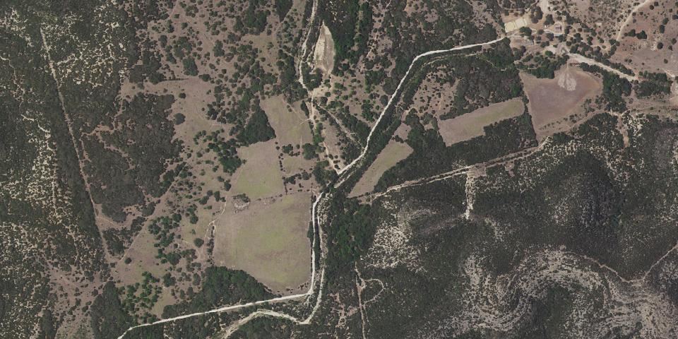 Real aerial photograph at Bear Creek State Park