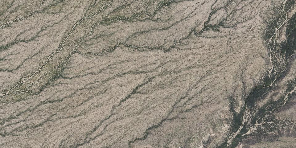 Real aerial photograph at Chinati Mountains State Natural Area