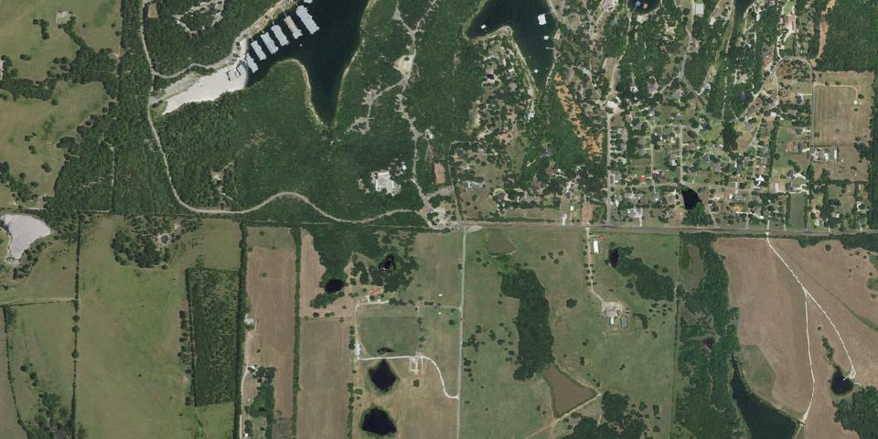Real aerial photograph at Eisenhower State Park