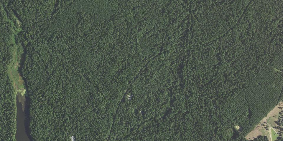 Real aerial photograph at Huntsville State Park