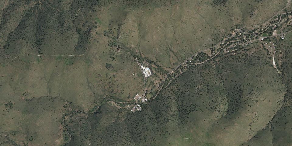 Real aerial photograph at Indian Lodge