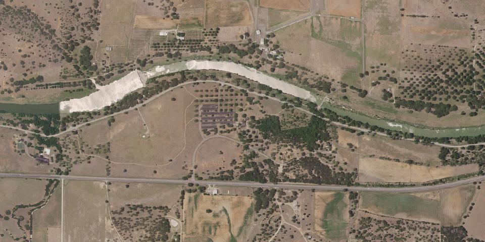 Real aerial photograph at Lyndon B. Johnson State Park & Historic Site