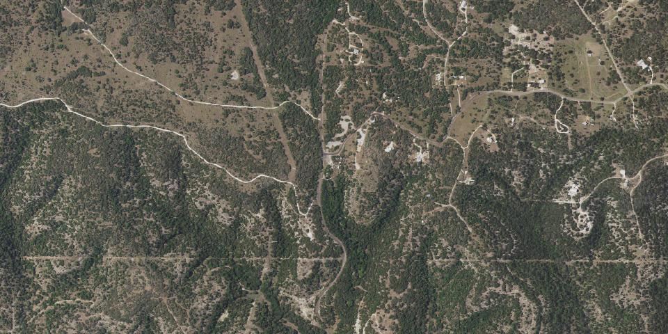 Real aerial photograph at Old Tunnel State Park