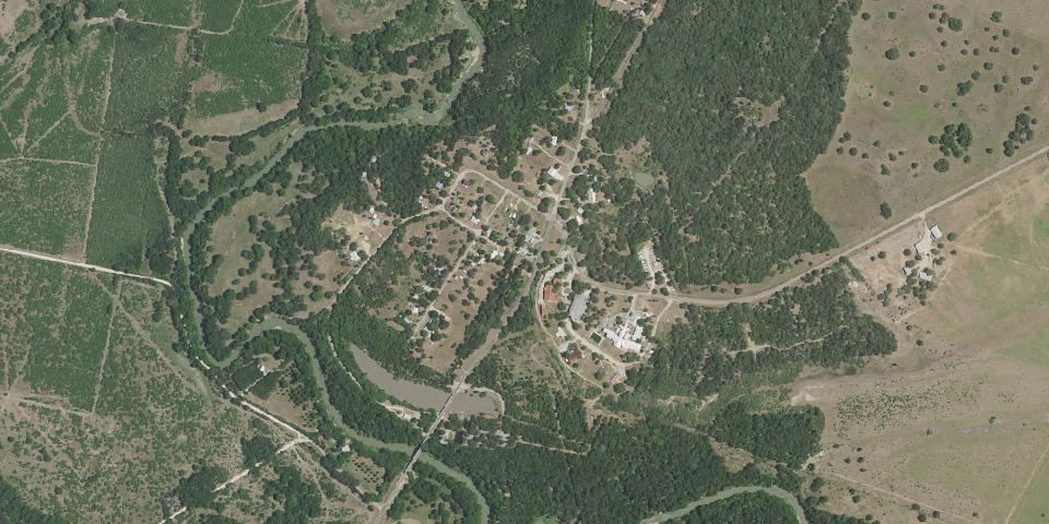 Real aerial photograph at Palmetto State Park