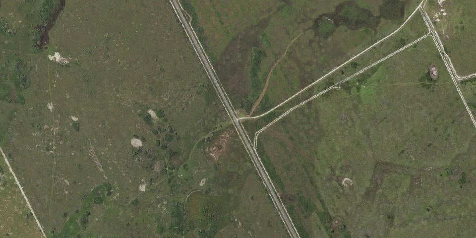 Real aerial photograph at Powderhorn State Park