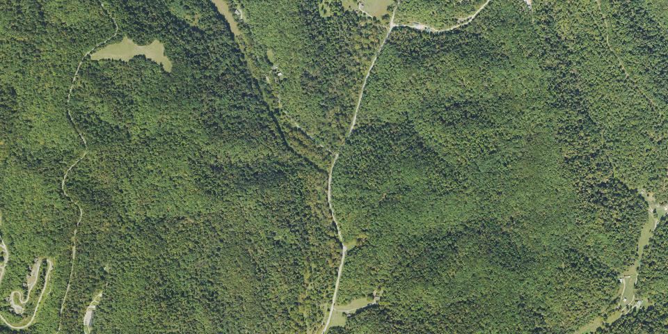 Real aerial photograph at Beech Fork State Park
