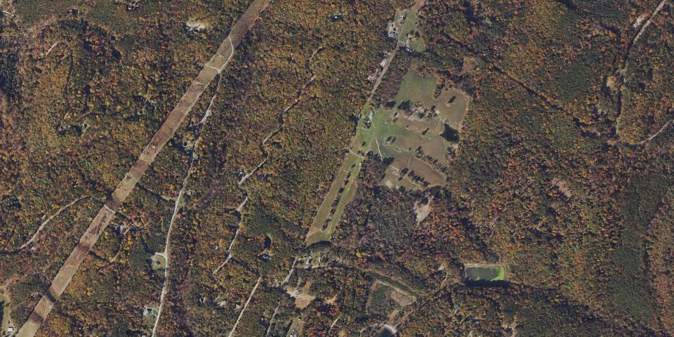 Real aerial photograph at Cacapon Resort State Park