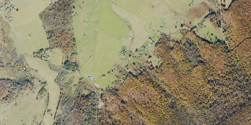 Real aerial photograph at Moncove Lake State Park