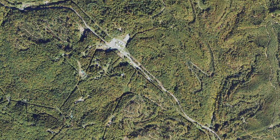 Real aerial photograph at Pinnacle Rock State Park