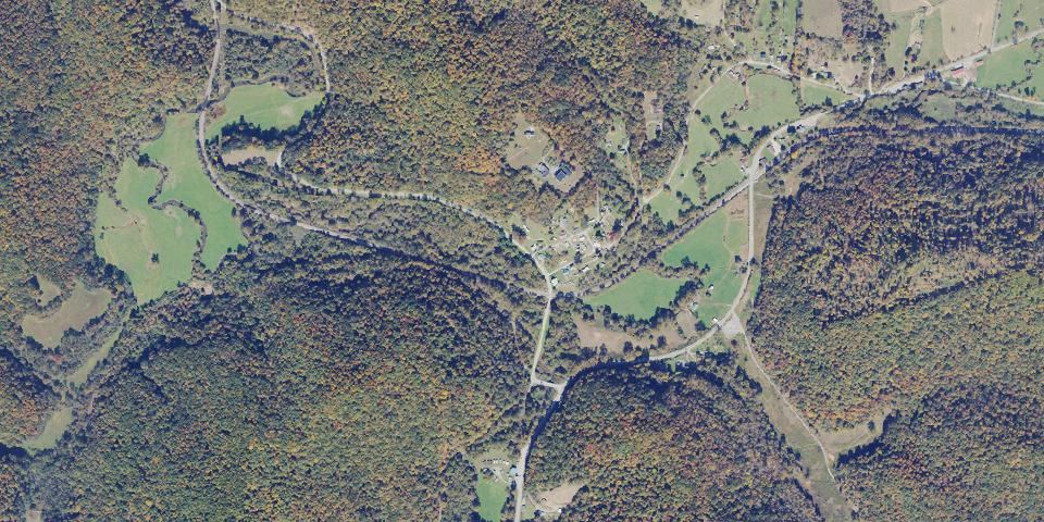 Real aerial photograph at Stonewall Resort State Park