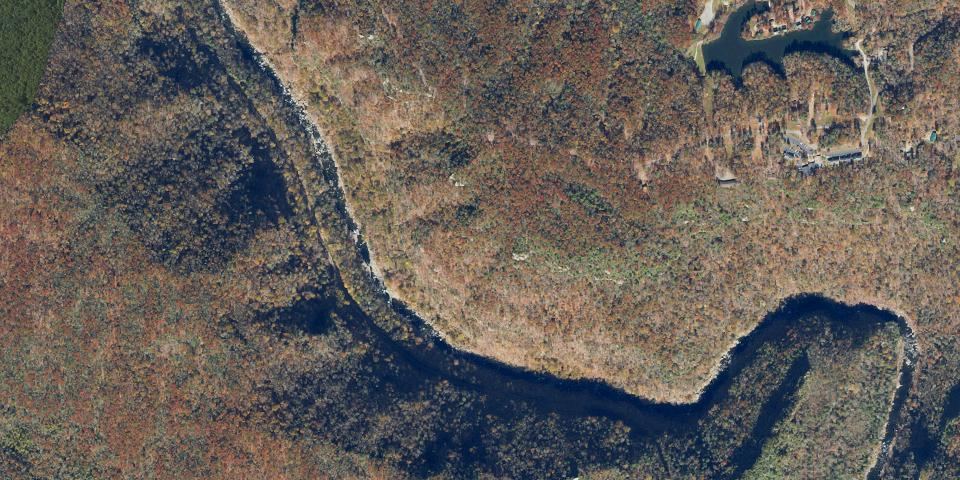 Real aerial photograph at Breaks Interstate Park