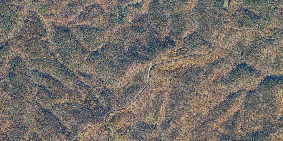 Real aerial photograph at Fairy Stone State Park