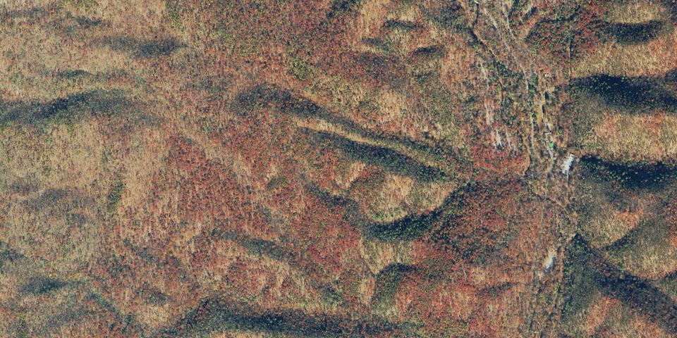 Real aerial photograph at Douthat State Park