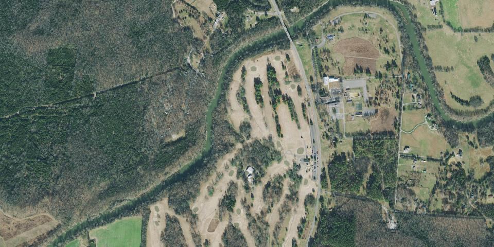 Real aerial photograph at Henry Horton State Park
