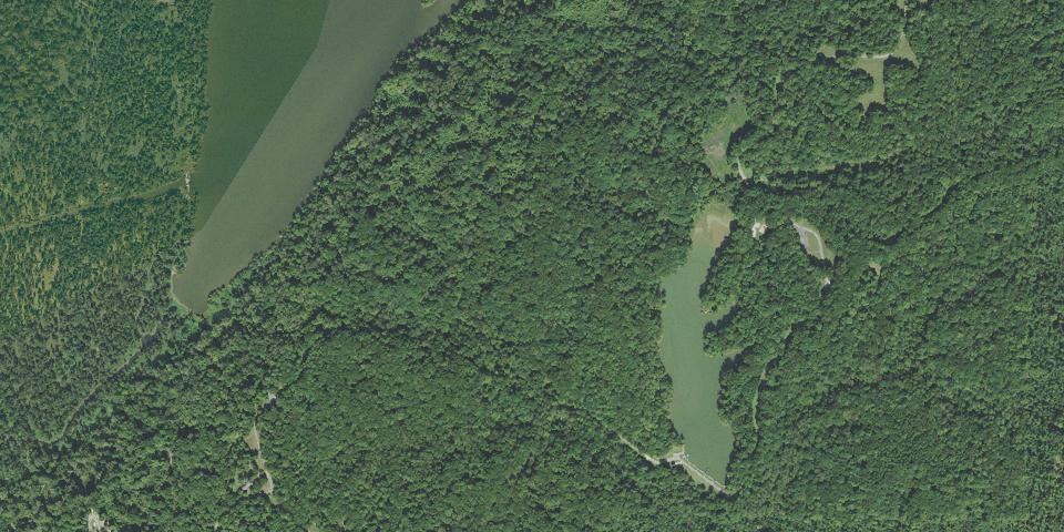 Real aerial photograph at Fort Pillow State Park