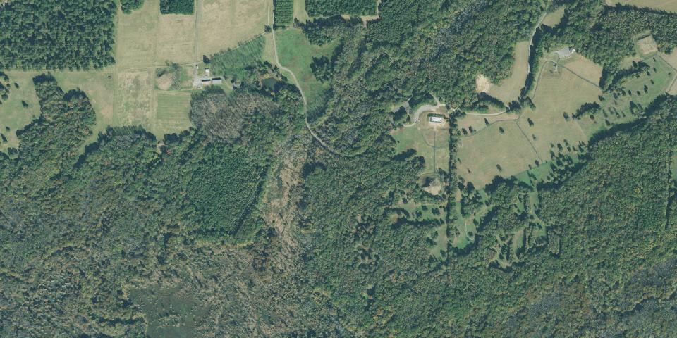 Real aerial photograph at Pinson Mounds State Archaeological Park