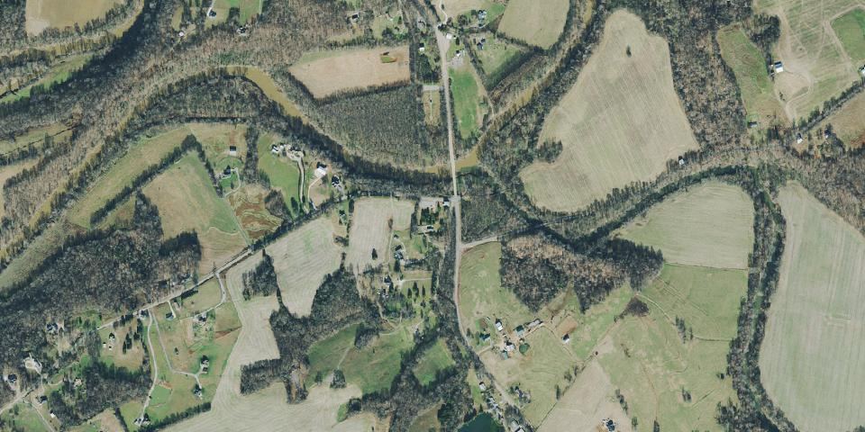 Real aerial photograph at Port Royal State Park