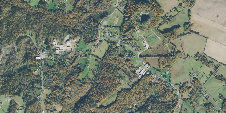 Real aerial photograph at Cordell Hull Birthplace State Park