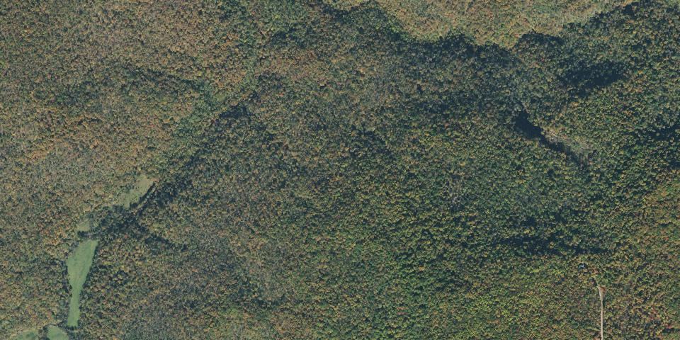 Real aerial photograph at Head of the Crow State Park