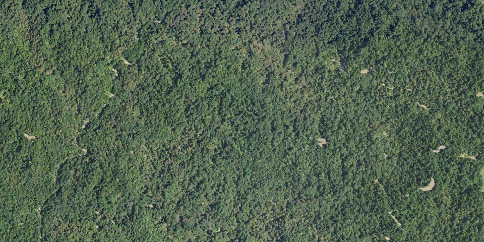 Real aerial photograph at Clark Creek State Park