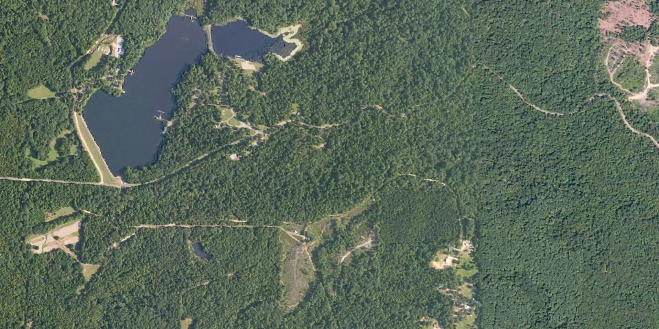 Real aerial photograph at Holmes County State Park